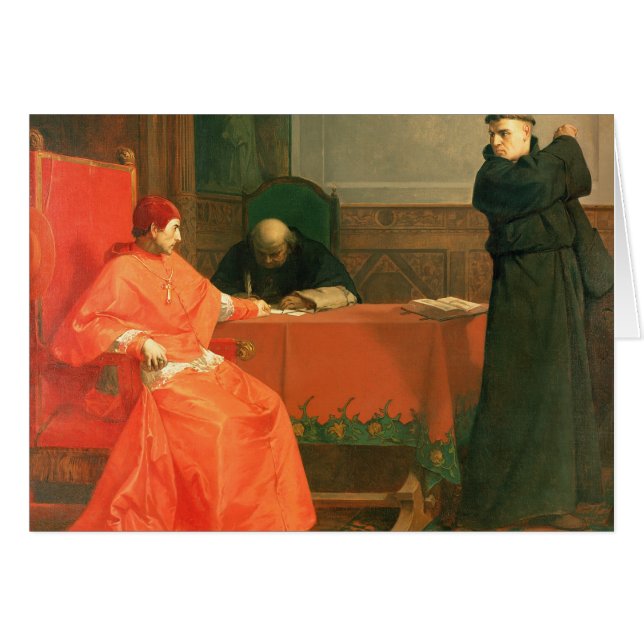 Luther vor Kardinal Cajetan (Vorderseite (Horizontal))