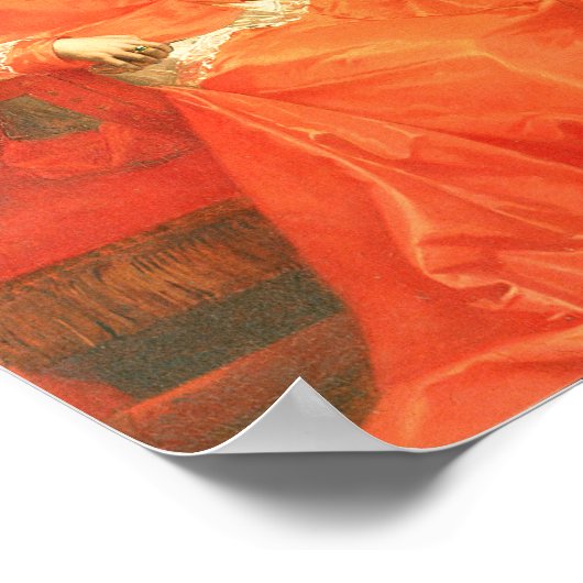 Luther vor Kardinal Cajetan Poster (Ecke)