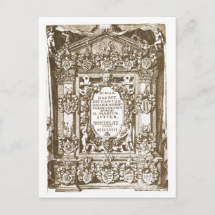Luther Wittenberg 1558 Postkarte