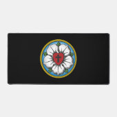 Lutheran Rose Schreibtischunterlage (Vorderseite)