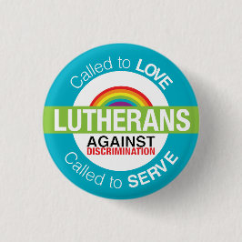 Lutheraner gegen Unterscheidungs-Knopf Button