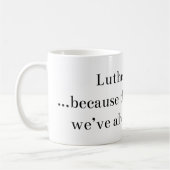 Lutheranism-Tasse Kaffeetasse (Links)
