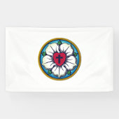 Lutherische Rose Banner (Horizontal)