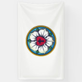 Lutherische Rose Banner (Vertikal)