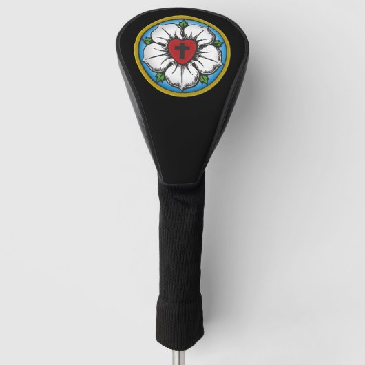 Lutherische Rose Golf Headcover (Vorderseite)