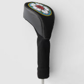 Lutherische Rose Golf Headcover (angewinkelt)