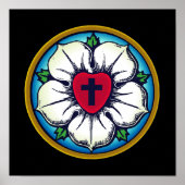 Lutherische Rose Poster (Vorne)