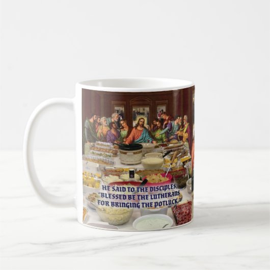 Lutherischer Letzter Pfeffer  Kaffeetasse (Links)