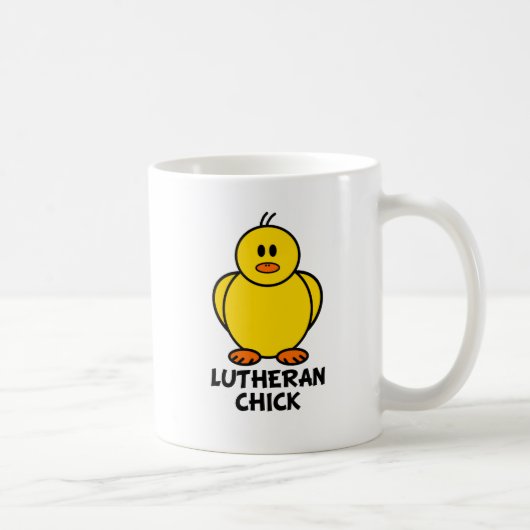 Lutherisches Küken Kaffeetasse (Rechts)