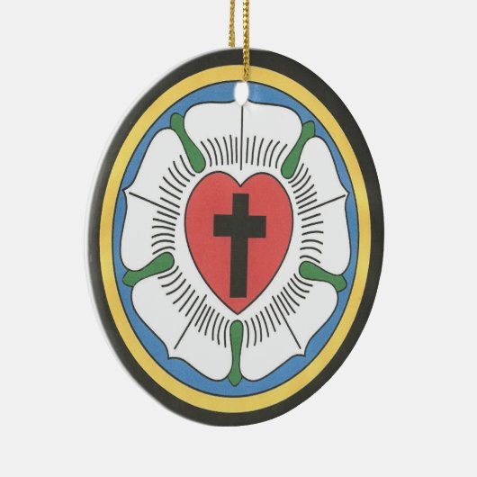 Lutherisches Siegel Keramikornament (Rechts)