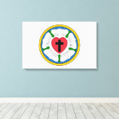 Lutherrose Luther Rose Lutheranism Martin Luther Leinwanddruck (Insitu (Holzboden))