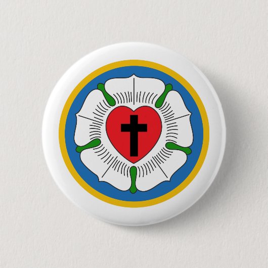 Luthers Rose Button (Vorderseite)