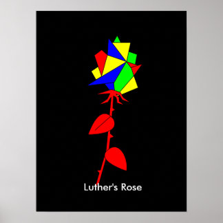Luthers Rose Poster