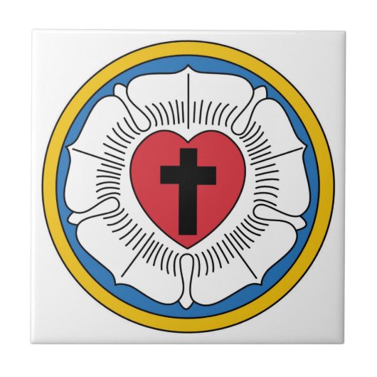 Luthers Siegel-Fliese Fliese (Vorderseite)