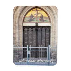 Lutherstadt Wittenberg These-Tür Magnet