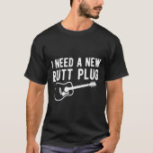 Luthier Guitar Builder Butt Plug Stringed Instrume T-Shirt (Vorderseite)