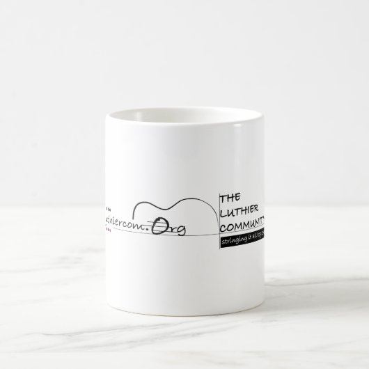 LuthierCom halbe Verpackungs-Tasse Kaffeetasse (Mittel)