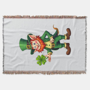 Lutin und 4-Blättriger Klee Decke