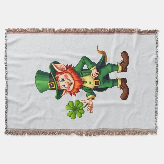 Lutin und 4-Blättriger Klee Decke (Vorderseite)