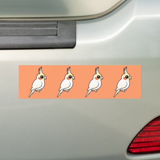 Lutino Cockatiel Autoaufkleber (Auf Auto)