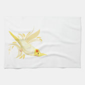 Lutino Cockatiel Handtuch (Horizontal)