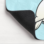 Lutino Cockatiel Mousepad (Ecke)