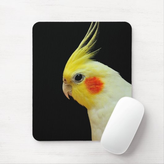 Lutino Cockatiel Mousepad (Mit Mouse)