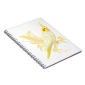 Lutino Cockatiel Notizblock (Rechte Seite)