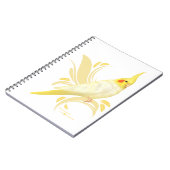 Lutino Cockatiel Notizblock (Linke Seite)