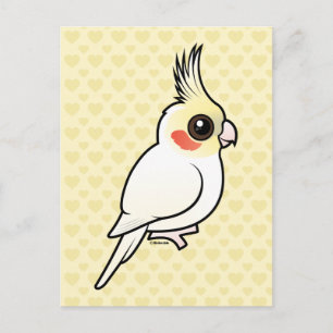 Lutino Cockatiel Postkarte