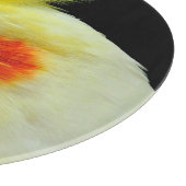 Lutino Cockatiel Schneidebrett (Ecke)