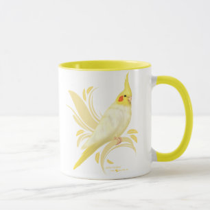 Lutino Cockatiel Tasse
