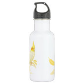 Lutino Cockatiel Trinkflasche (Rückseite)