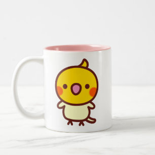 Lutino-Nymphensittich Zweifarbige Tasse