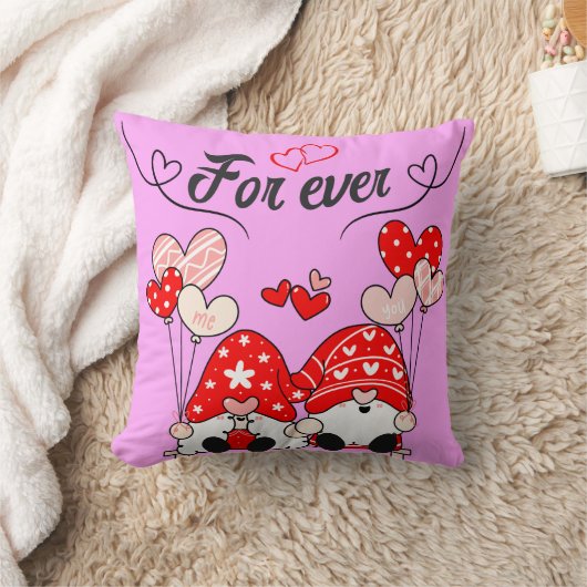 Lutins Liebende For Ever 1 Botschaft der rosa Lieb Kissen (Decke)