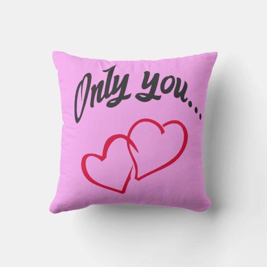 Lutins Liebende For Ever 3 Botschaft der rosa Lieb Kissen (Rückseite)