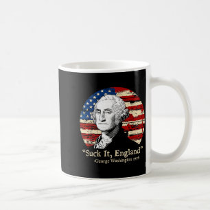 Lutsch England Lustig 4. Juli George Washington Kaffeetasse