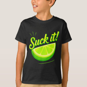 Lutsch es grüne Limette Zitrone Liebe lustige mexi T-Shirt