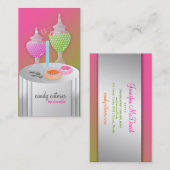 Lutscher des Lebensmittellieferant-311-Candy der Visitenkarte (Vorne/Hinten)