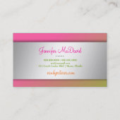 Lutscher des Lebensmittellieferant-311-Candy der Visitenkarte (Rückseite)