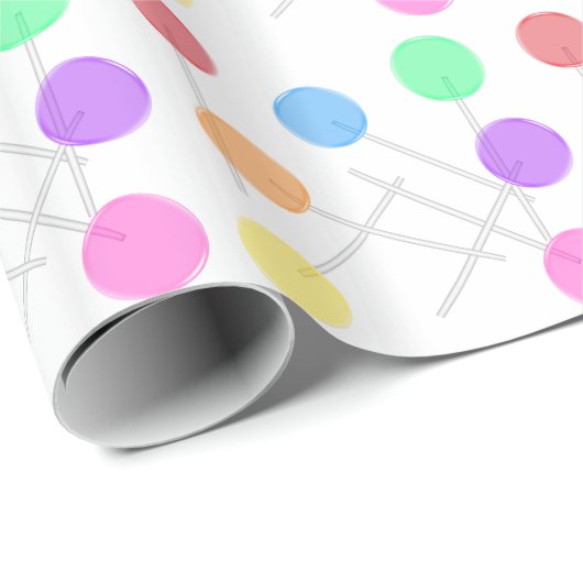 Lutscher Geschenkpapier (Rolleneckpunkt)