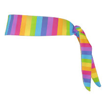 Lutscher-Regenbogen-Krawatten-Rückseiten-Stirnband