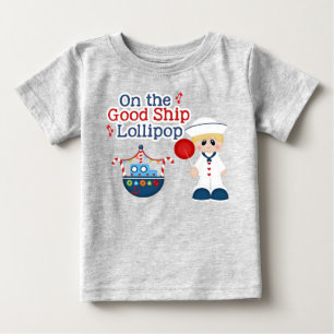 Lutscher-Schiff Baby T-shirt