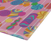 Lutscher-Süßigkeits-Muster Schneidebrett (Ecke)