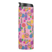 Lutscher-Süßigkeits-Muster Thermosbecher (Nach rechts gedreht)