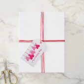 Lutscher Valentinstag Geschenk-Anhänger Geschenkanhänger (Mit Garn)