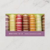 Lutscher-Visitenkarten Visitenkarte (Rückseite)