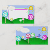 Lutscherland Visitenkarte (Vorne/Hinten)