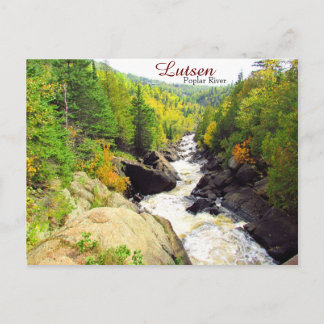 Lutsen, MN Postkarte