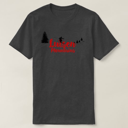 Lutsen Mountains Ski Long T-Shirt (Design vorne)